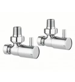 Bauhaus Crosswater Design Angle Wall Mounted Round Rad Valves - Radva1