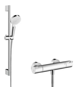 Hansgrohe Ecostat 1001Cl With Crometta 2Jet Vario Bar Mixer Shower - 27812400