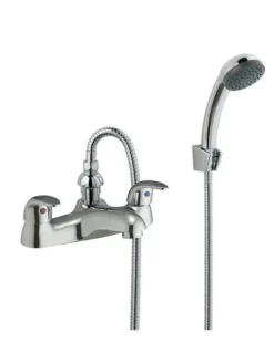 MX 3/4" Bath Shower Mixer With Shower Kit (Chrome) - RQE
