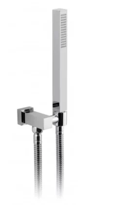 Vado Mix Single Function Mini Shower Kit With 150Cm Shower Hose And Bracket With Integrated Outlet (Chrome) - Mix-Sfmkwo-C/P