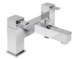 Vado Tã© 2 Hole Bath Shower Mixer Deck Mounted Without Shower Kit: Chrome - Te-130-C/P