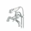 Vado Victoriana Deck Mounted Bath Shower Mixer - Chrome - Ax-Vic-131/S/Cd-Cp